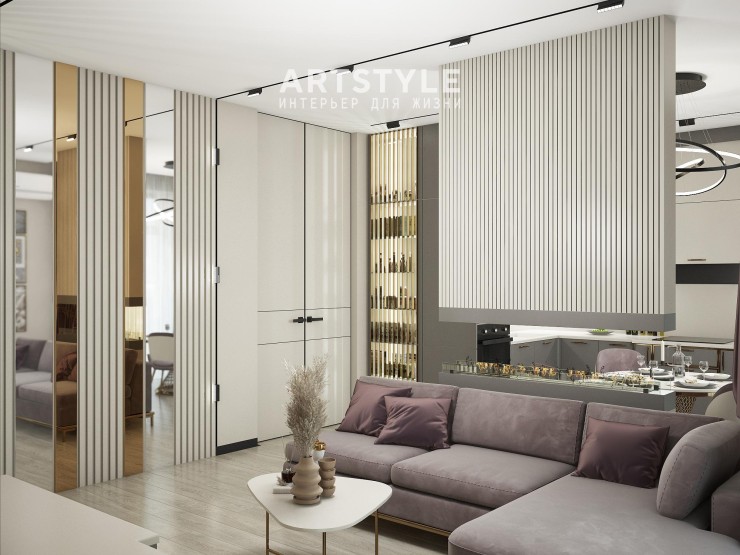 Кухня гостиная