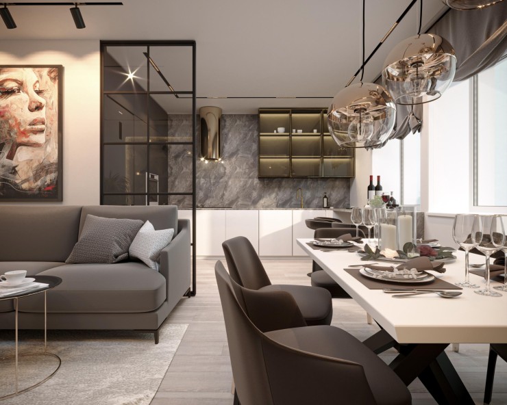 Кухня-гостиная