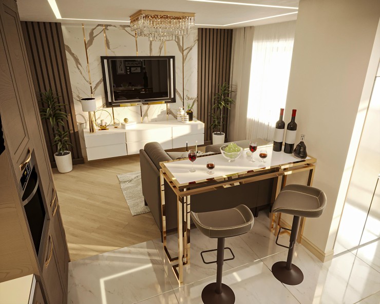 Кухня-гостиная