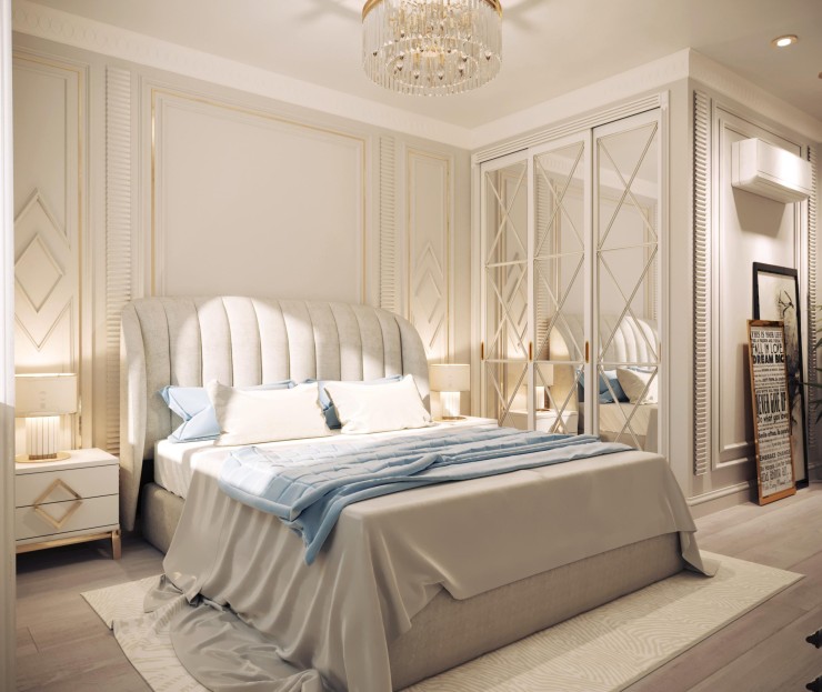 Спальня неоклассика
