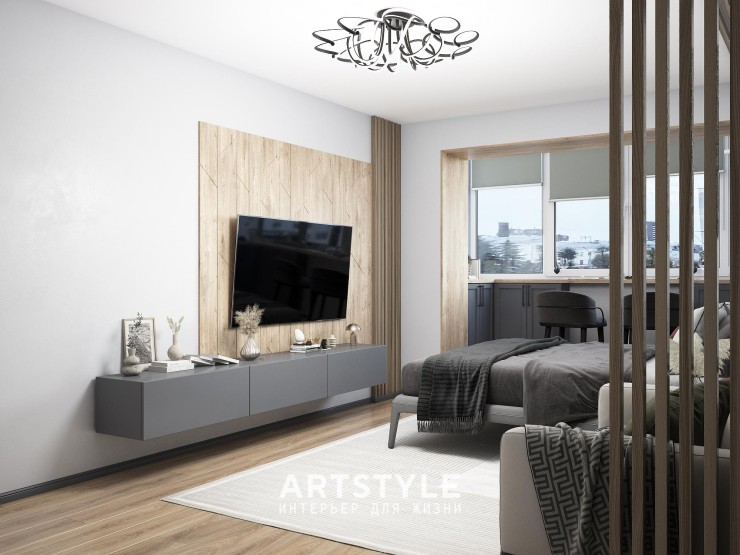 Спальня-гостиная