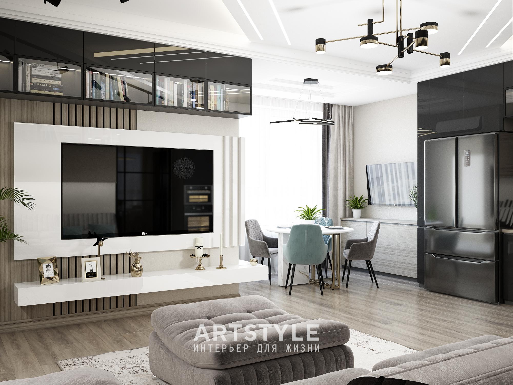 Кухня гостиная