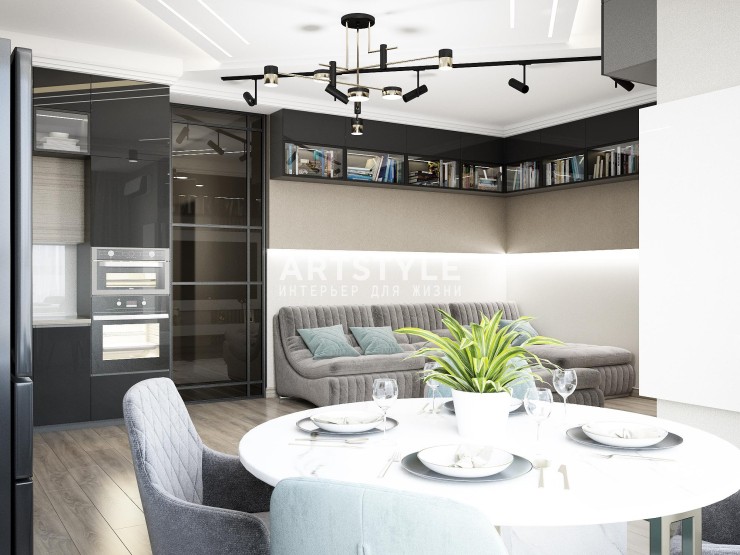 Кухня гостиная