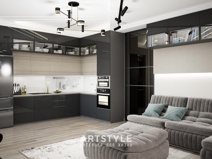 Кухня гостиная