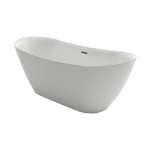 Ванна акриловая Azario GOLDFIELD 1700х750х650 отдельностоящая, в комплекте с сифоном и металлической рамой, цвет белый (GOL17075)