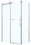 Душевое ограждение Azario VANCOUVER 800х1200х2000 L, без поддона, прозрачное стекло 8 мм, цвет профиля серебро (AZ-NKF1131 L 800)
