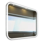 Зеркало AZARIO Стив 1000х800, LED-подсветка с диммером, сенсорный выключатель (ФР-00001304)