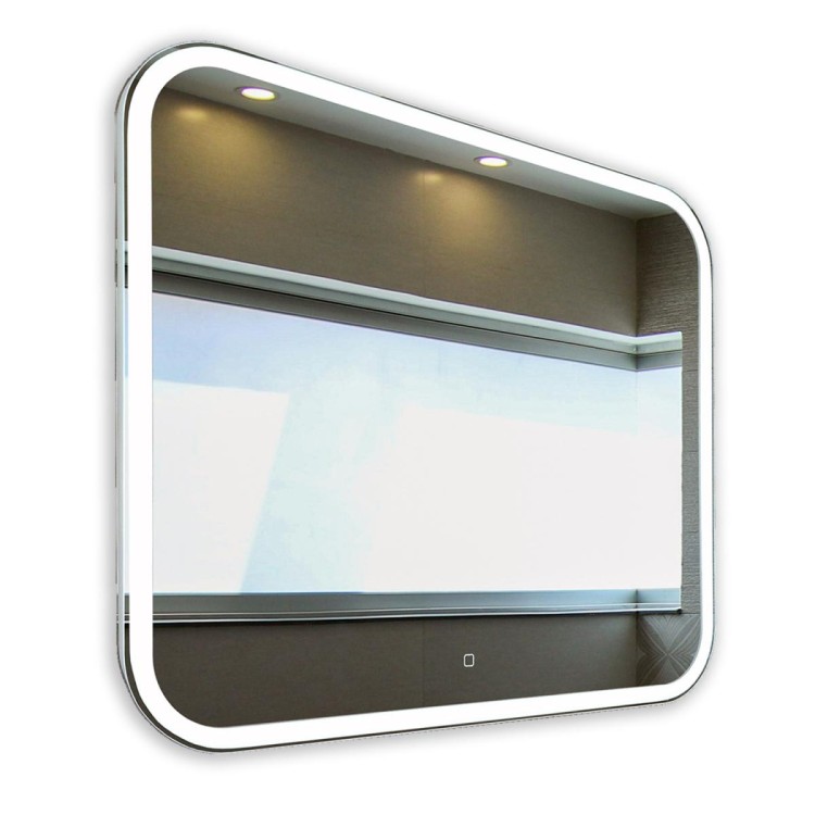 Зеркало AZARIO Стив 1000х800, LED-подсветка с диммером, сенсорный выключатель (ФР-00001304)