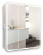 Зеркало-шкаф AZARIO Alliance 805х198х800 LED - подсветка, сенсорный выключатель, белый (LED-00002516)