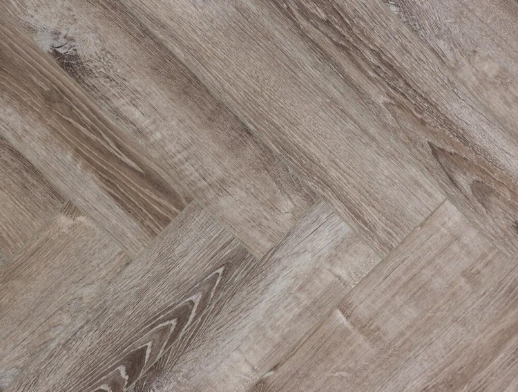 Полимерный пол SPC CronaFloor Herringbone Дуб Тулон H009