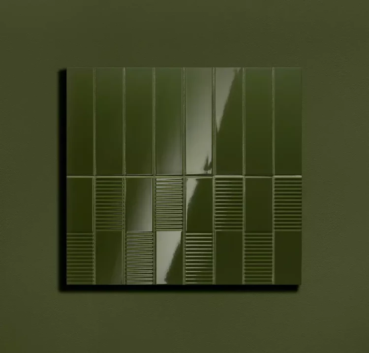 Groove olive gloss Настенная плитка 298x78